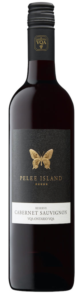 Pelee Island Winery Cabernet Sauvignon Reserve VQA Ontario Red Wine. Medium ruby red colour. This wine is full bodied and characterized by plum, cherry, blackberry, vanilla and tobacco flavours.