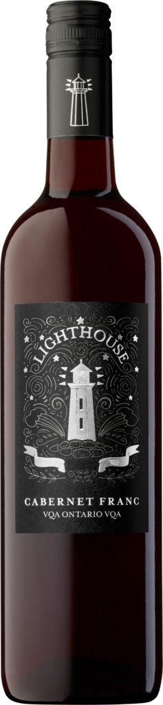 Pelee Island Lighthouse Cabernet Franc VQA Ontario red wine Ontario. Deep purple-red in colour. Perfectly ripe fruit on the nose, with red berry, cherry and green pepper aroma. A ripe fruit flavour with a balanced acidity.