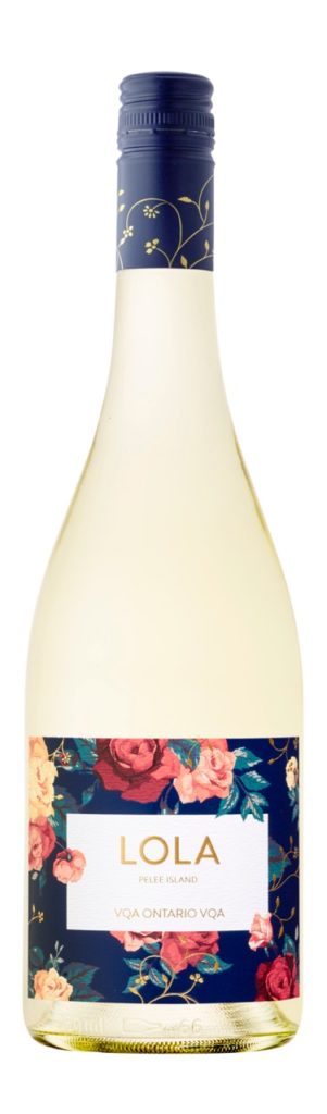 Pelee Island Winery Lola Vidal Sparkling VQA Ontario wine is lightly frothy and floral, delicate on the palate with a clean, dry finish.