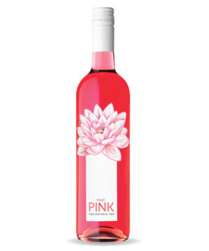 Pelee Island Winery Pelee Pink VQA Ontario rosé wine made from Chambourcin and Vidal grapes grown in sustainable vineyards on Pelee Island.