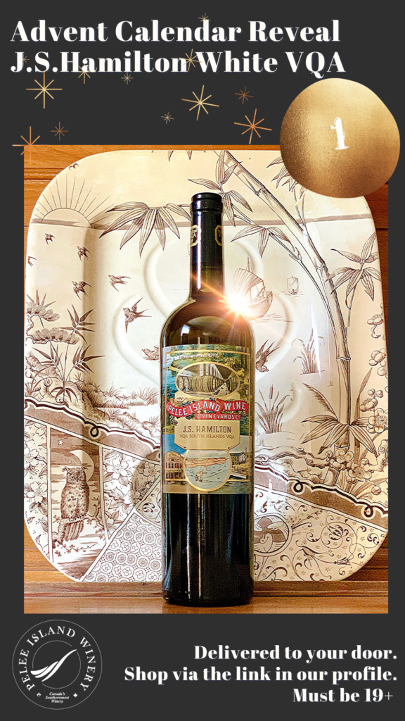 J.S. Hamilton White VQA advent calendar Pelee Island Winery 