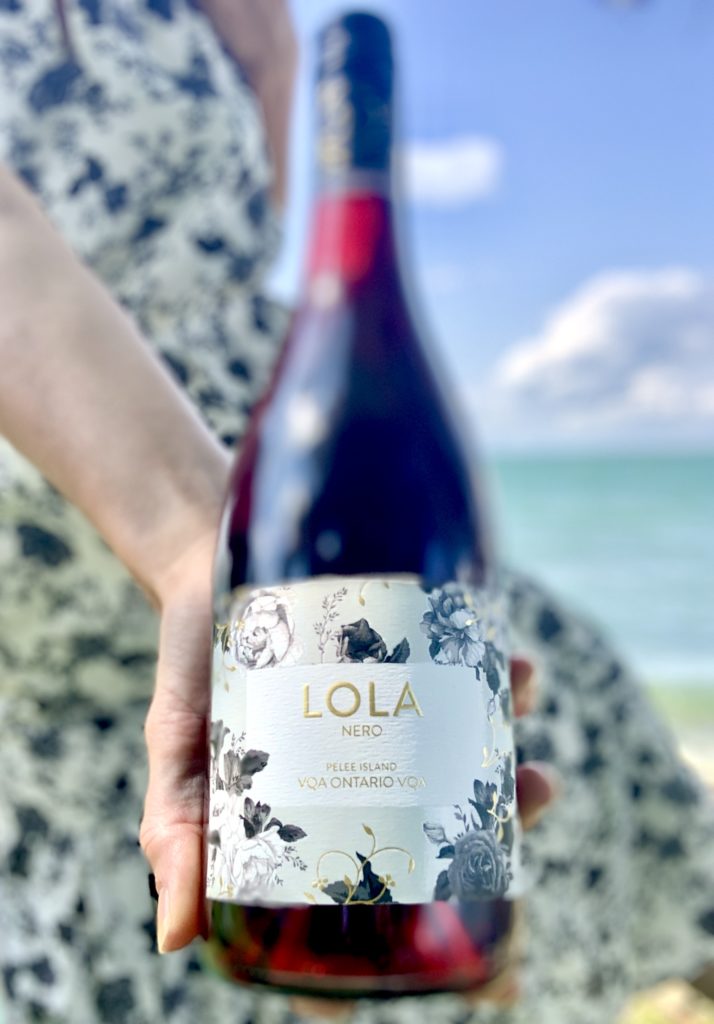Pelee Island Winery LOLA Nero Red Sparkling VQA Ontario wine on the shores of Pelee Island and Lake Erie.