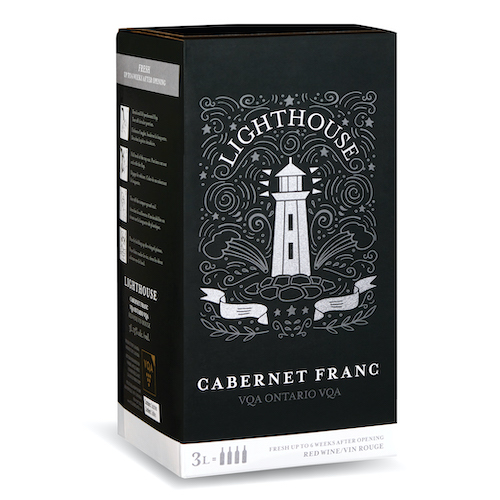 Pelee Island Winery Lighthouse Cabernet France VQA Ontario 3L Bag In Box