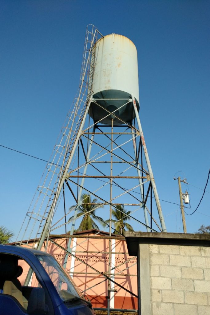 Water tower for fresh water