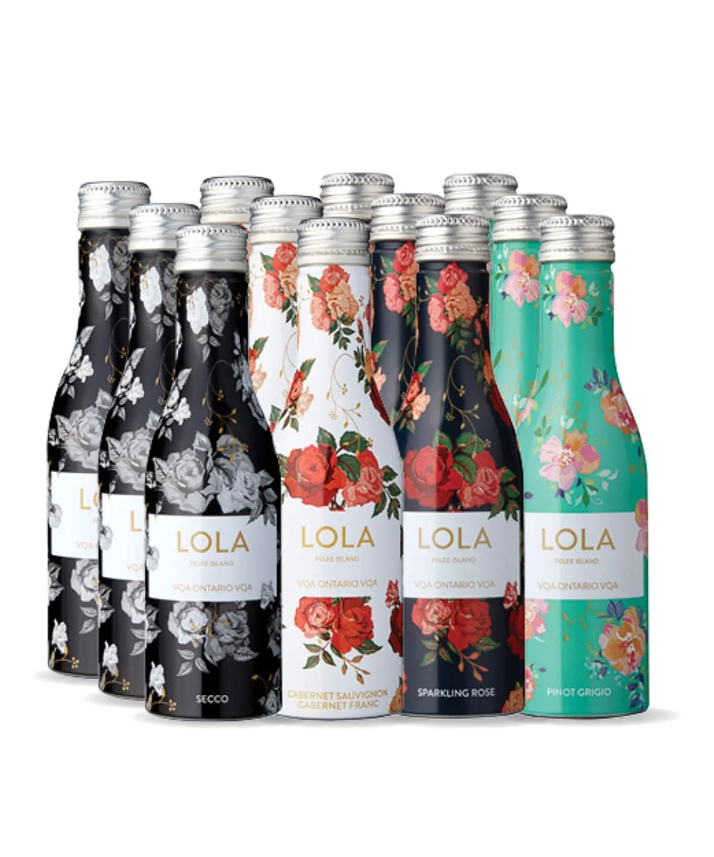 Pelee Island Winery VQA LOLA 250mL Box Set - 12 pack Ontario wine