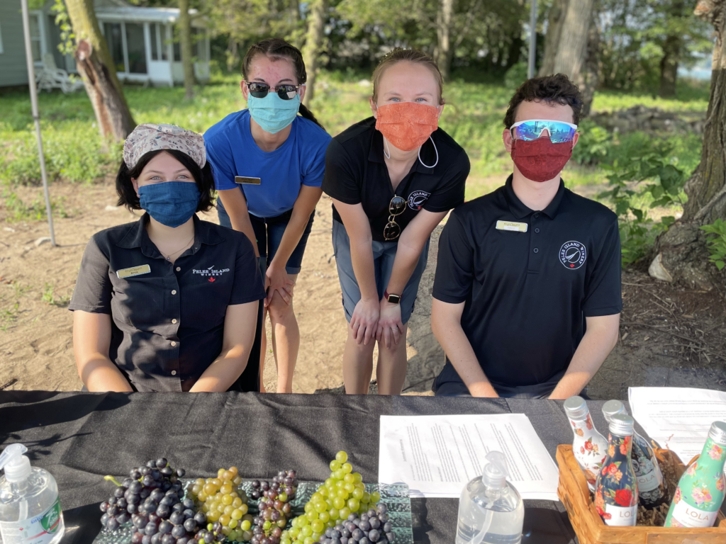 Wrapping up 2021 with our Pelee Island Pavilion staff