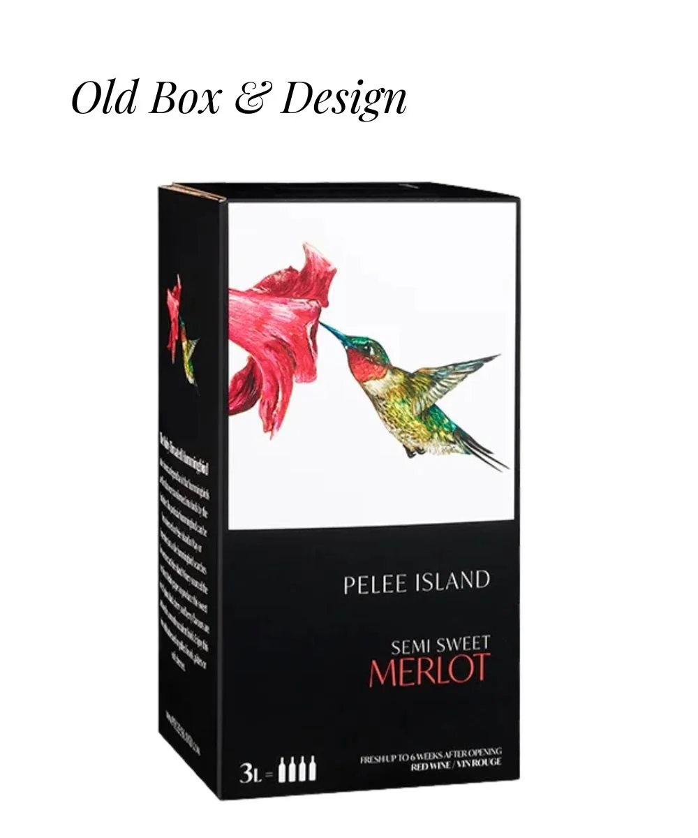 Semi Sweet Merlot Old Box Design