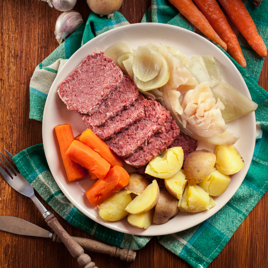 St. Patrick's Day Wine & Dine Guide corned beef and cabbage