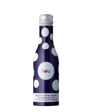 Poke Black Currant Wine Spritzer ready-to-drink wine cocktail with refreshing berry flavour and only 90 calories