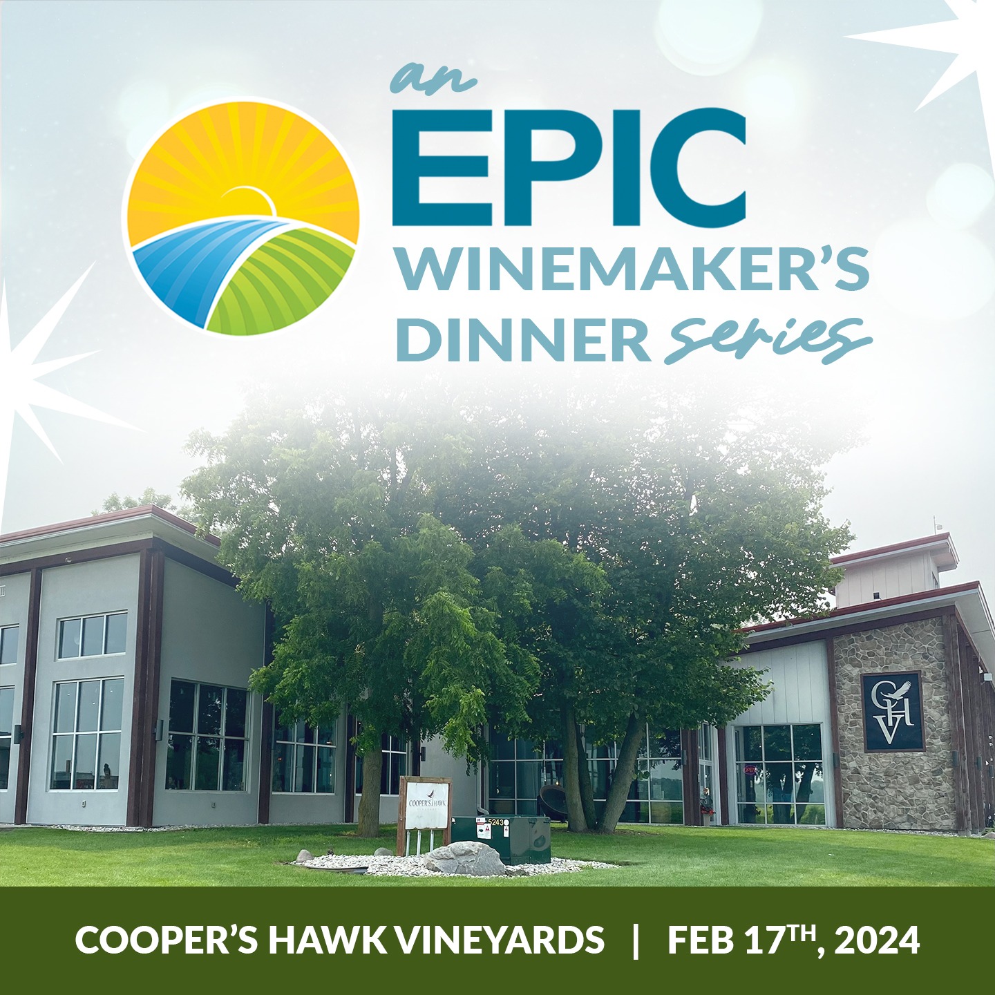 EPIC Winemakers Dinner Series Coopers Hawk Pelee Island Winery