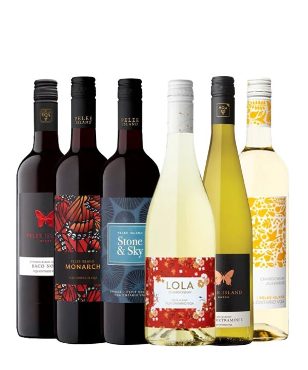 Pelee Red and White Wines Package