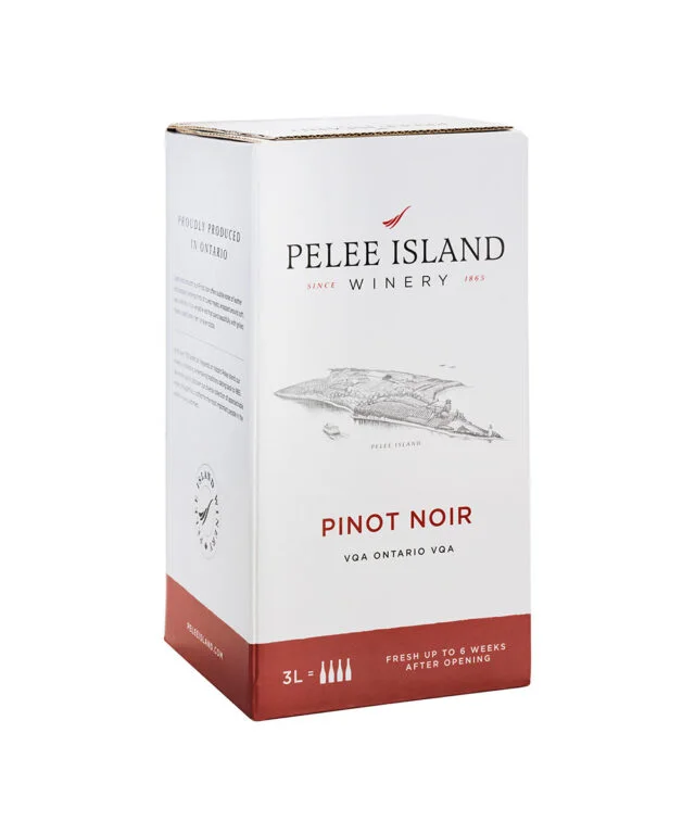 New Wine of Pelee Island Winery Pinot Noir 3L Bag in a Box