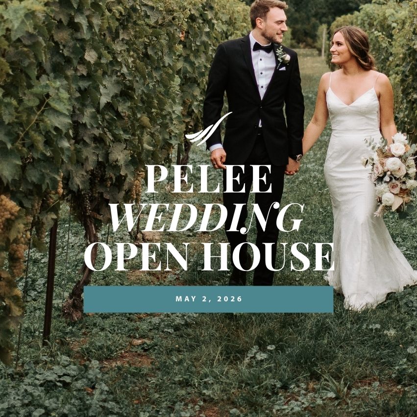 Pelee Wedding Open House - May 2, 2026 - Couple wedding from Pelee Island Winery