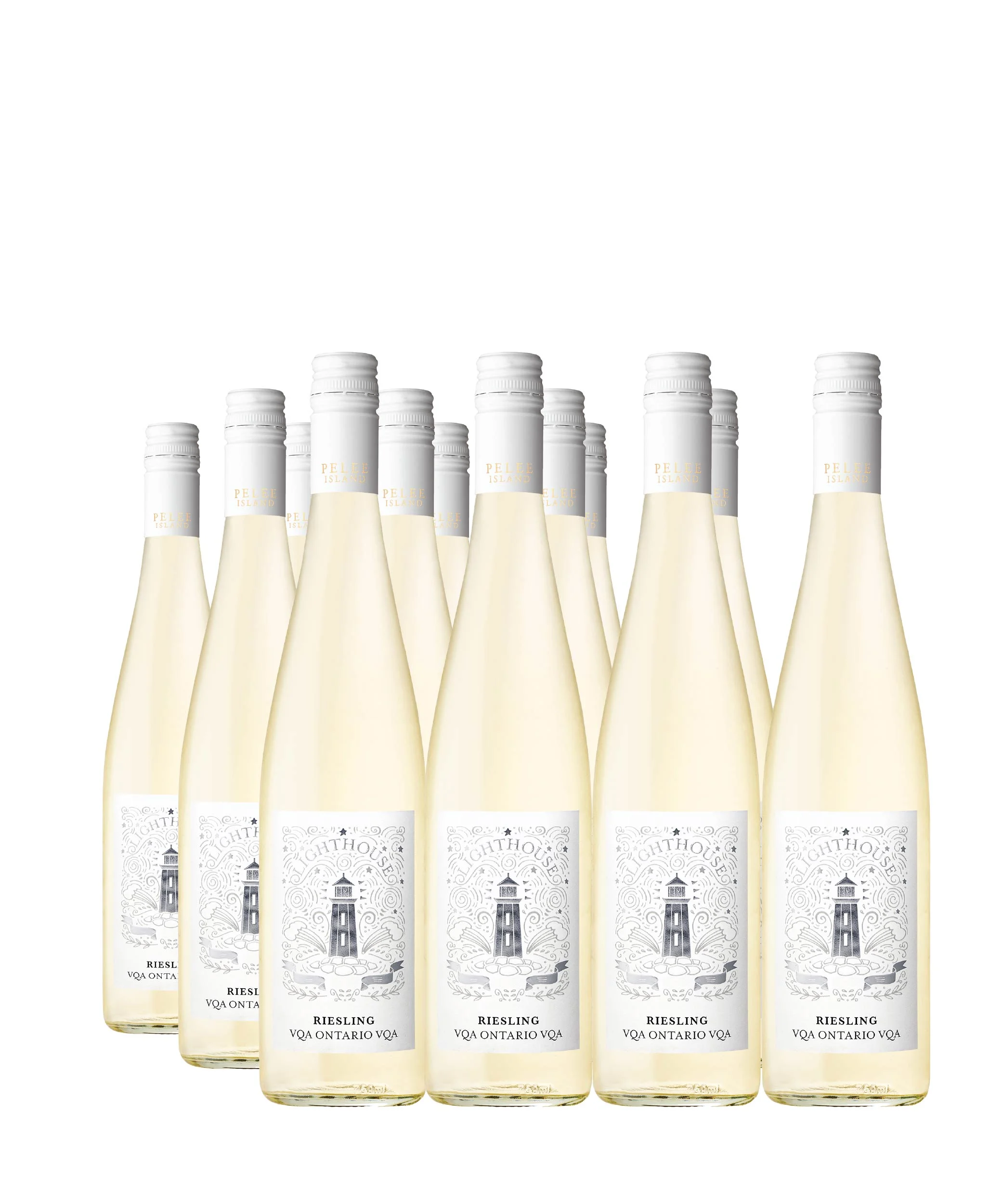 Lighthouse Riesling VQA Ontario white wine with ripe peach, orchard fruit and refreshing acidity