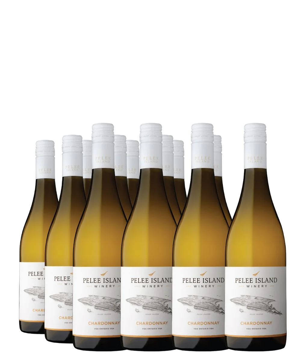 Pelee Island Chardonnay Unoaked VQA Twelve Bottles