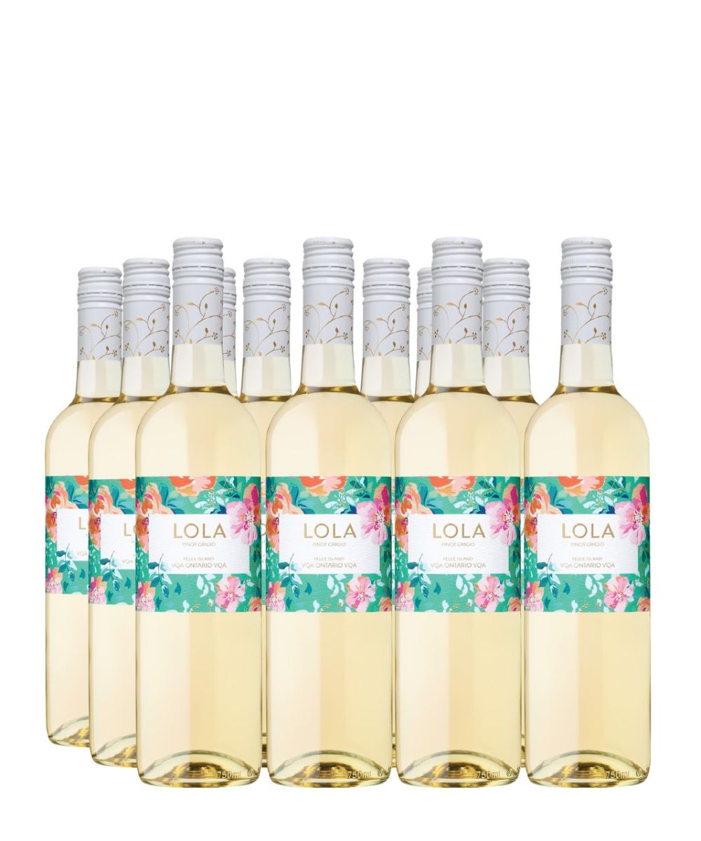 Twelve Bottles of LOLA Pinot Grigio VQA